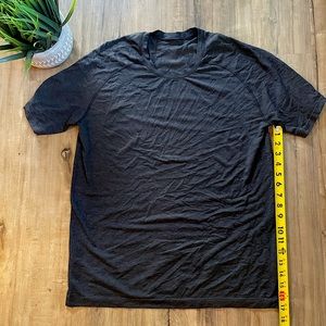 Lululemon Metal Vent Tech Short Sleeve Shirt 2.0 large Black